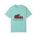 Bringing Home the Tree T-Shirt – Chalky Mint