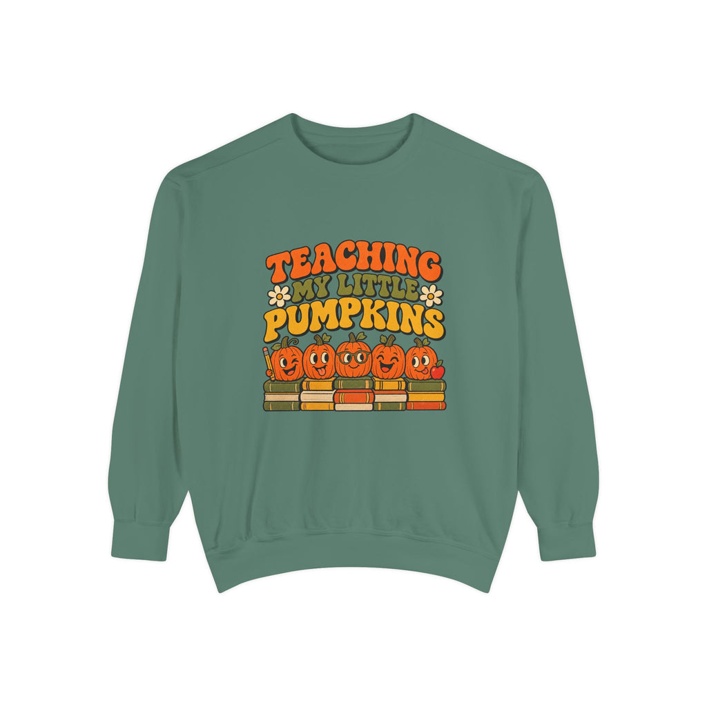 Teaching My Little Pumpkins Sweatshirt – Light Green
