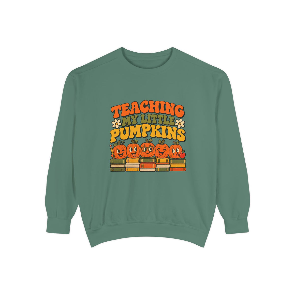Teaching My Little Pumpkins Sweatshirt – Light Green