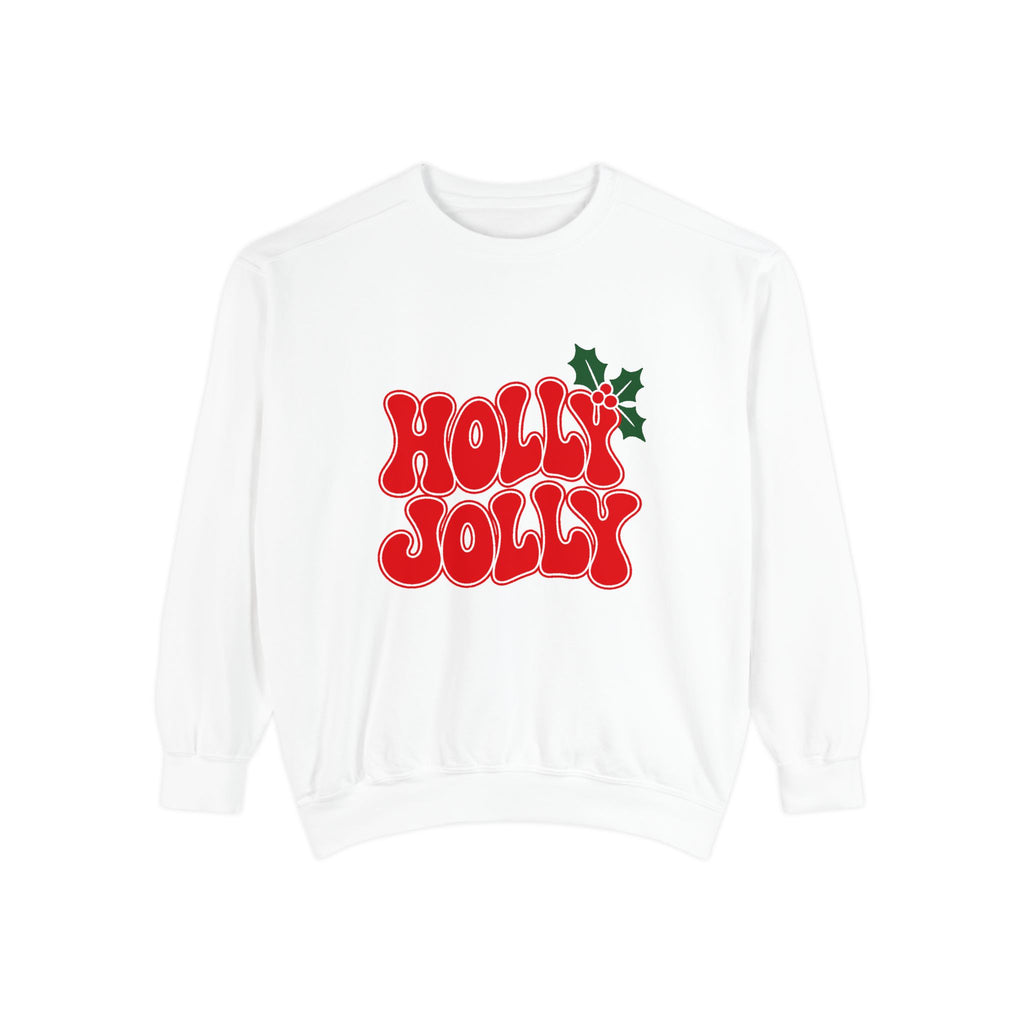 Holly Jolly Sweatshirt – White