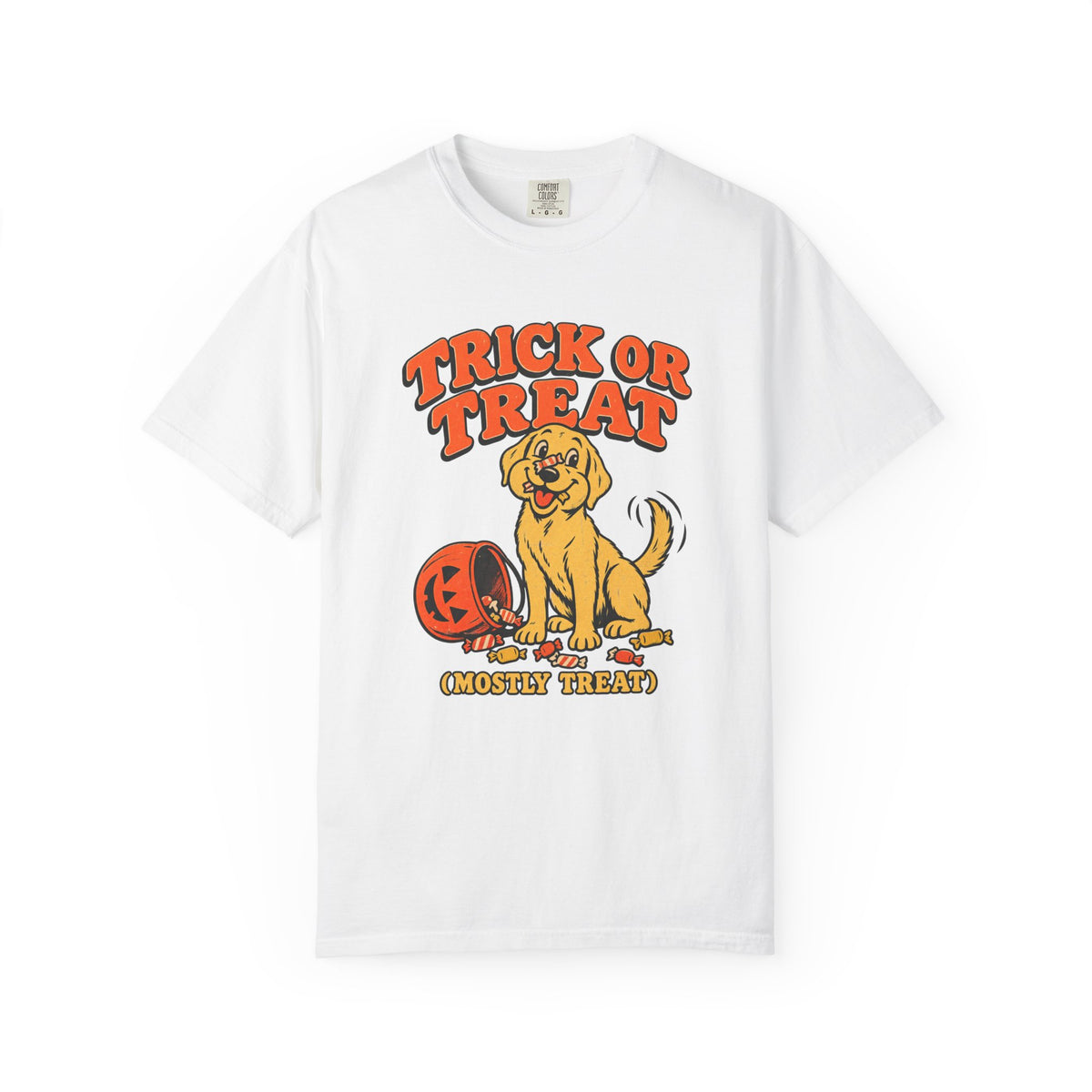 Trick or Treat (Mostly Treat) T-Shirt – White