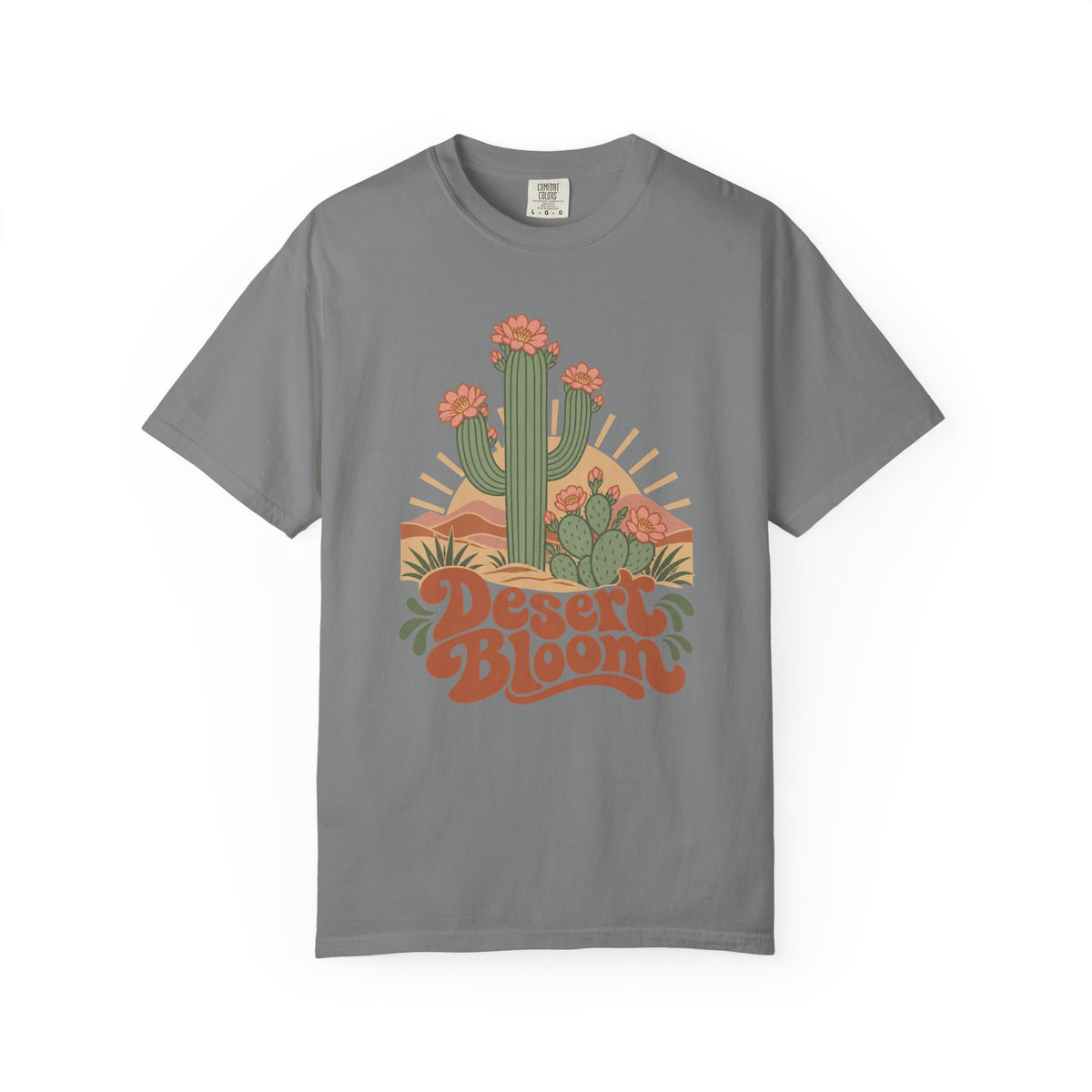 Desert Bloom T-Shirt – Grey