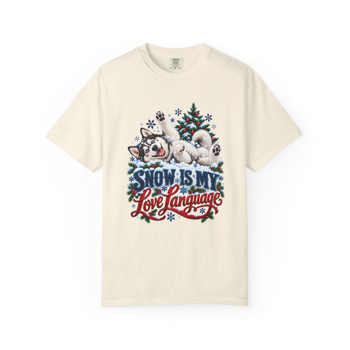 Snow Is My Love Language T-Shirt – Ivory
