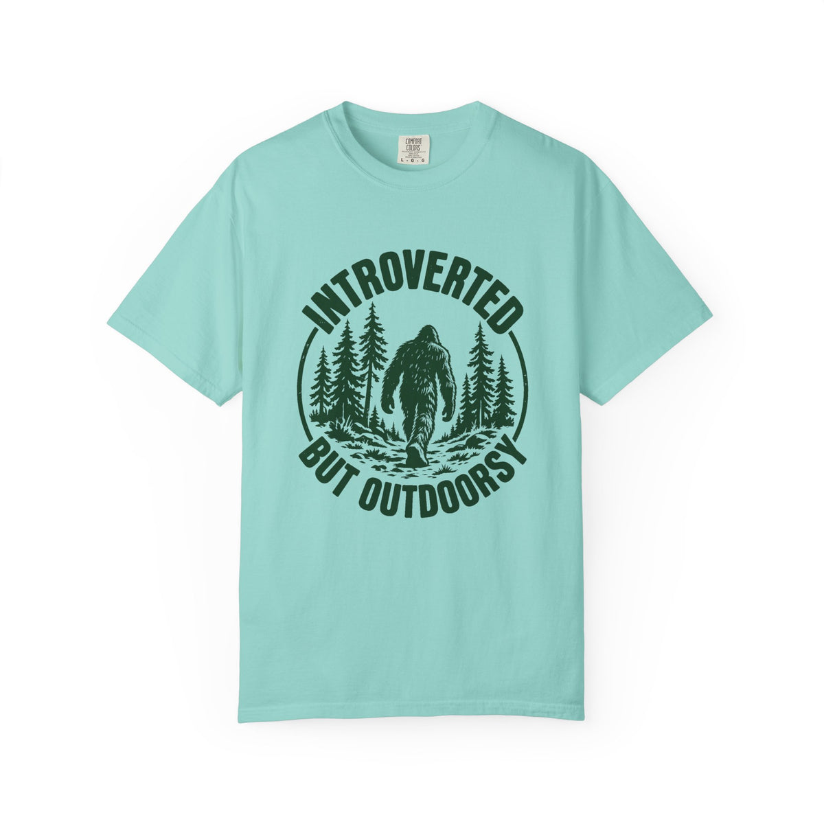 Introverted but Outdoorsy T-Shirt – Chalky Mint