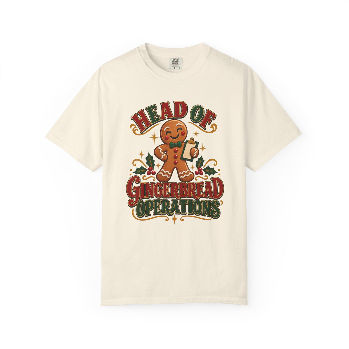 Head of Gingerbread Operations T-Shirt – Ivory