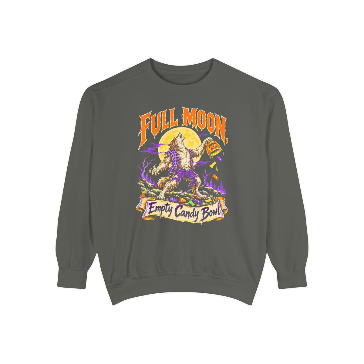 Full Moon, Empty Candy Bowl Sweatshirt – Pepper