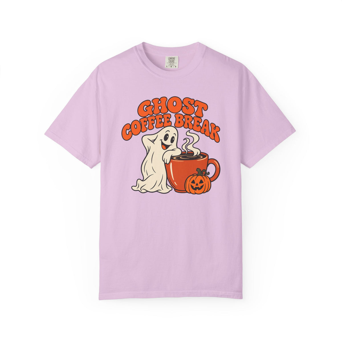 Ghost Coffee Break T-Shirt – Orchid