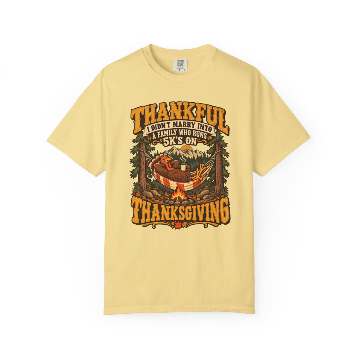 Not a 5K Family Turkey Hammock T-Shirt