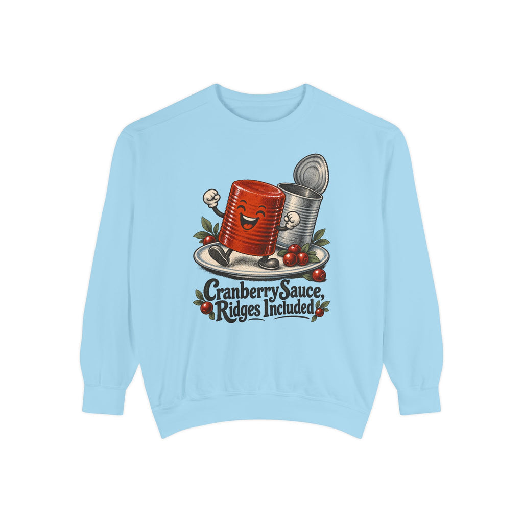 Cranberry Sauce, Ridges Included Sweatshirt – Chambray
