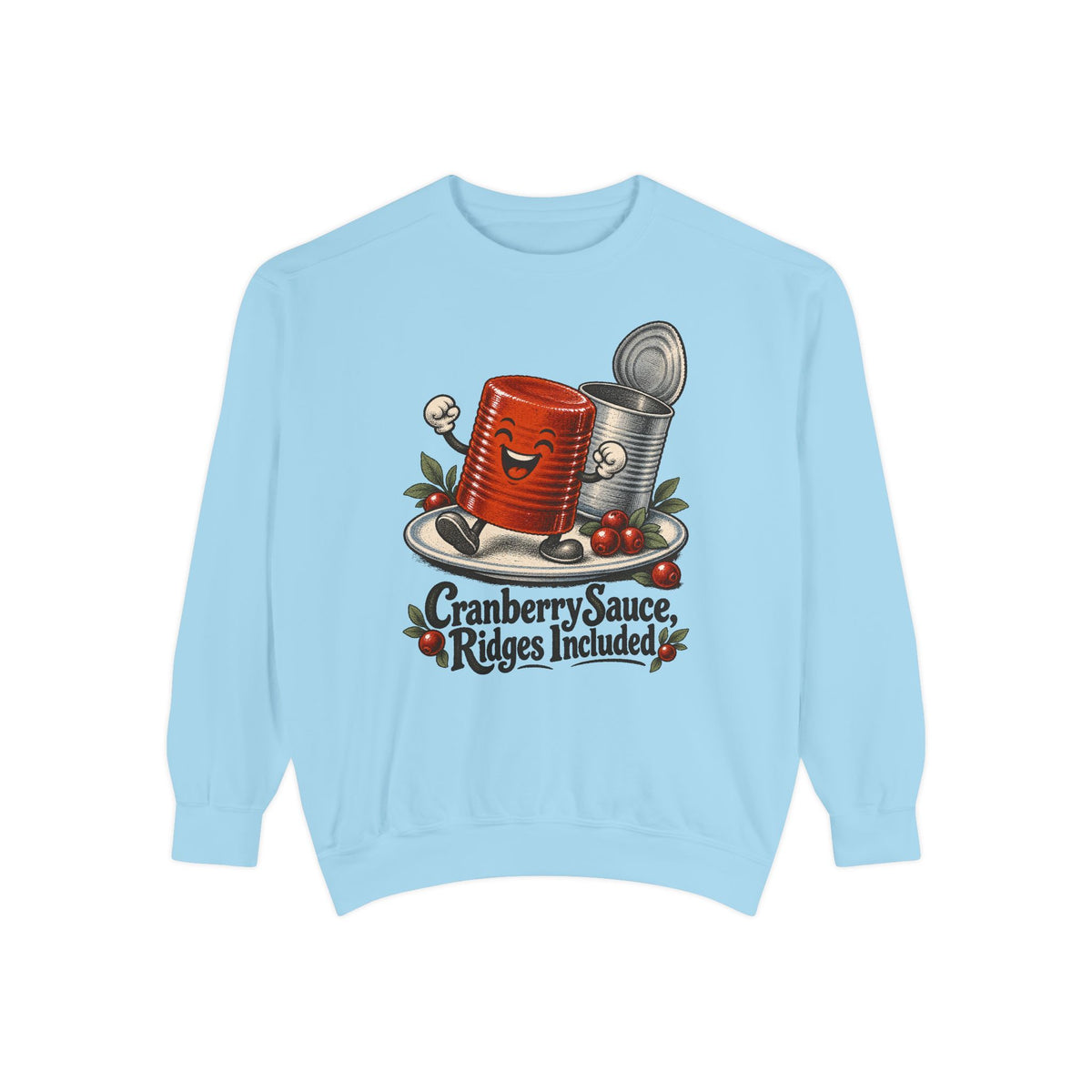 Cranberry Sauce, Ridges Included Sweatshirt – Chambray