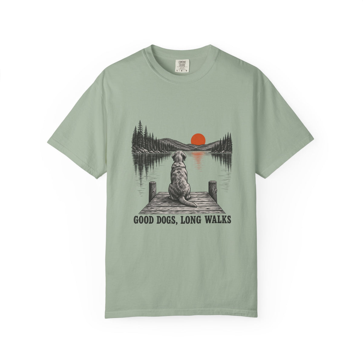 Good Dogs, Long Walks T-Shirt – Bay