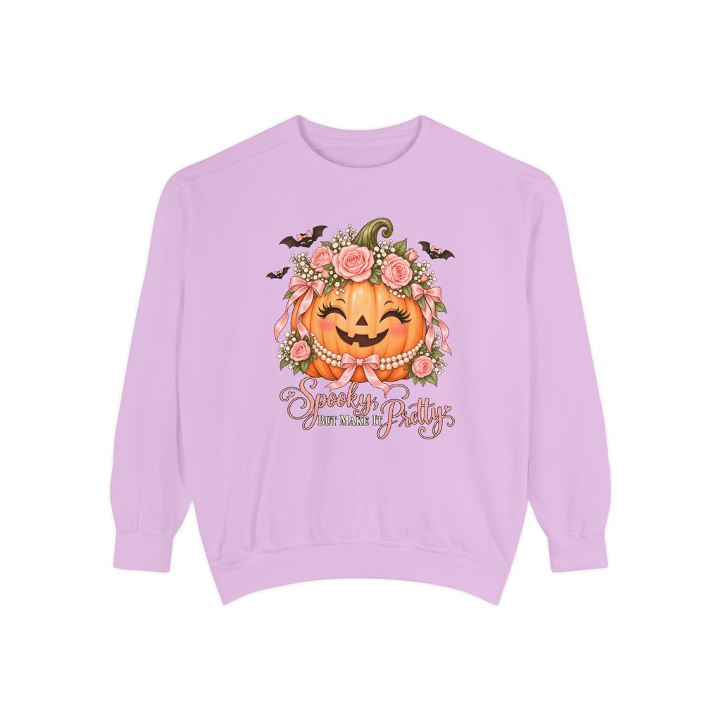 Spooky, But Make It Pretty Sweatshirt – Orchid
