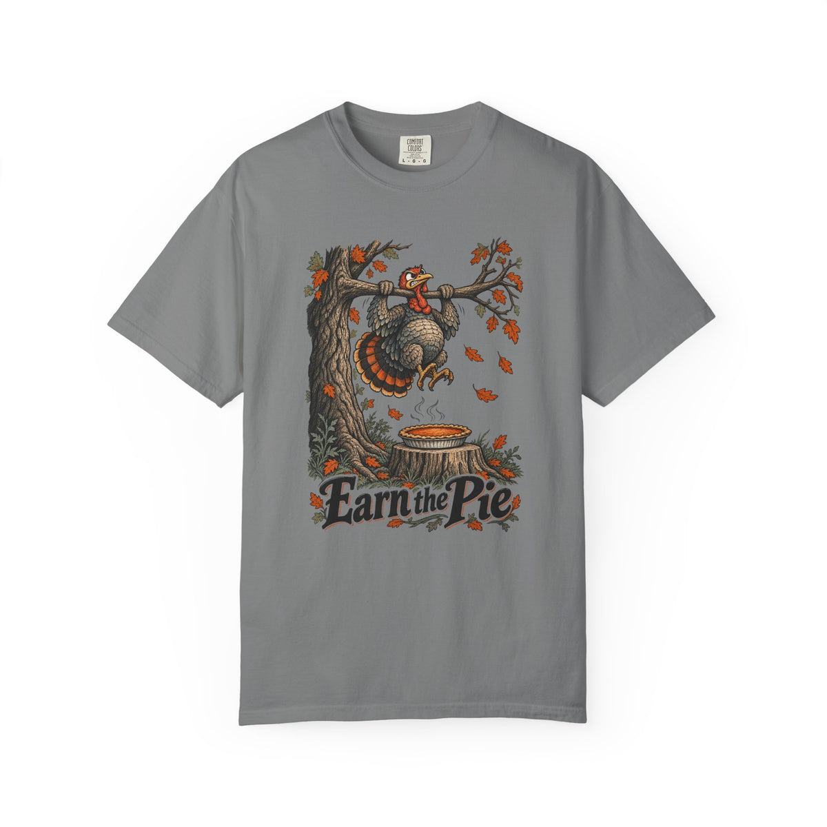 Earn the Pie T-Shirt – Grey