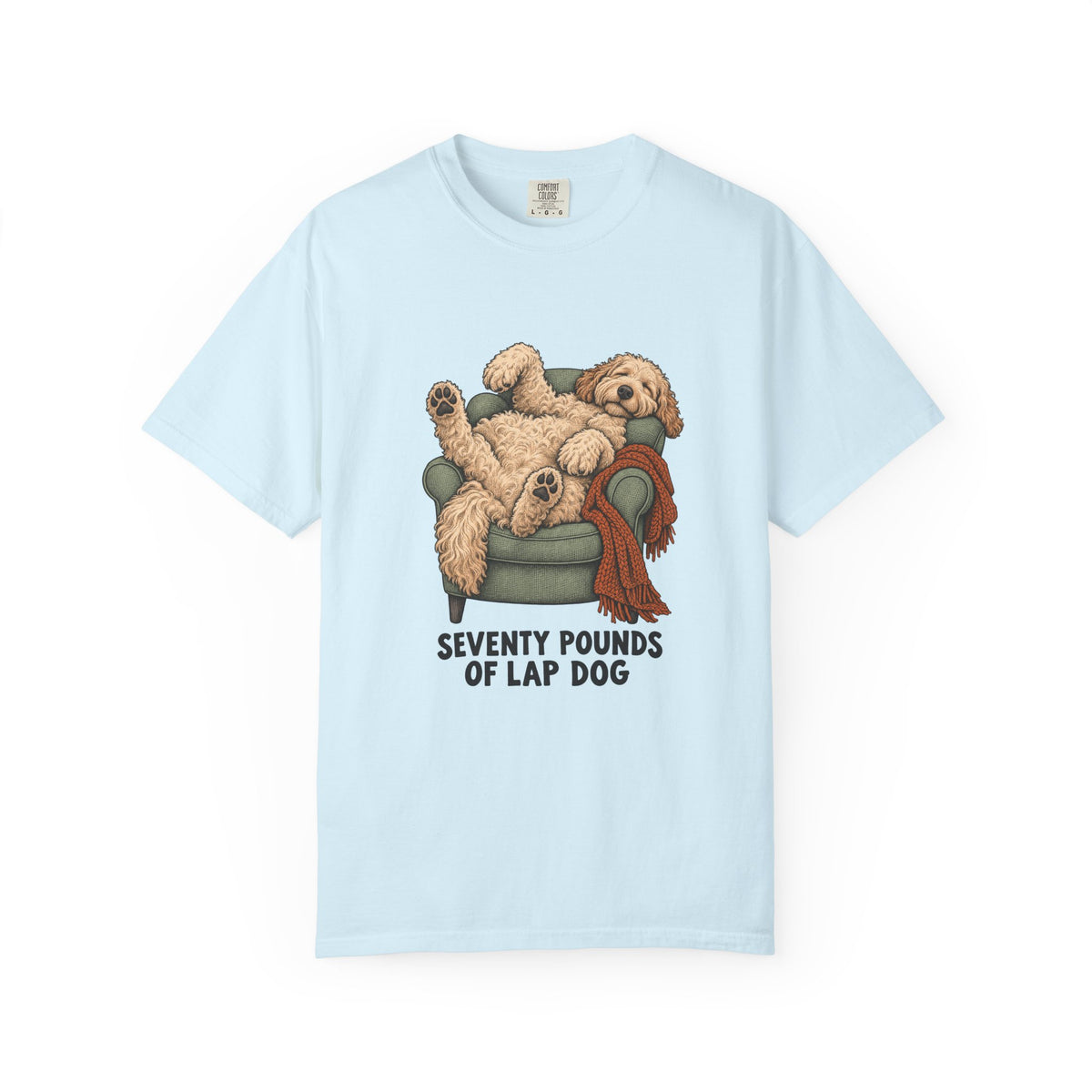 Seventy Pounds of Lap Dog T-Shirt – Chambray