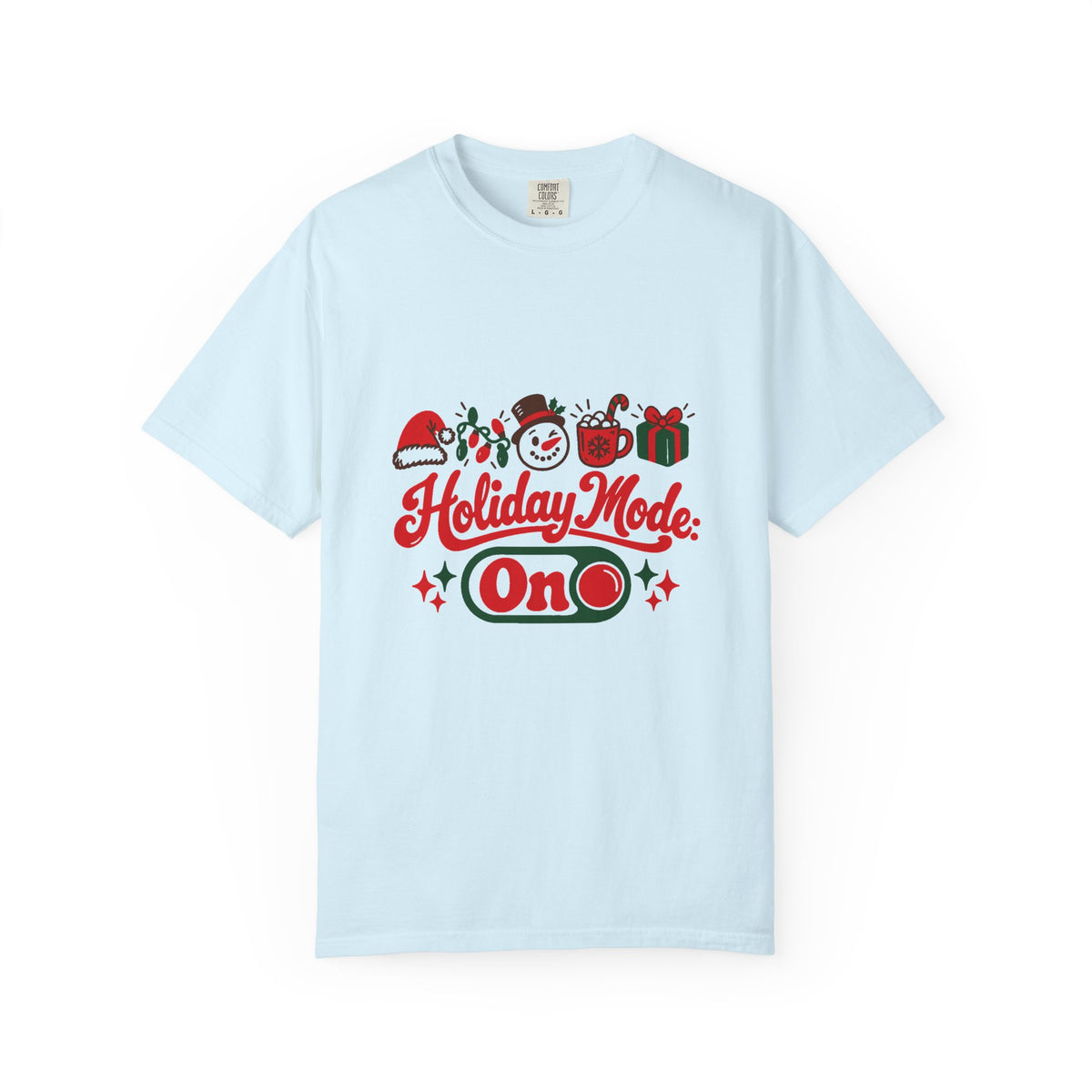 Holiday Mode: On T-Shirt – Chambray