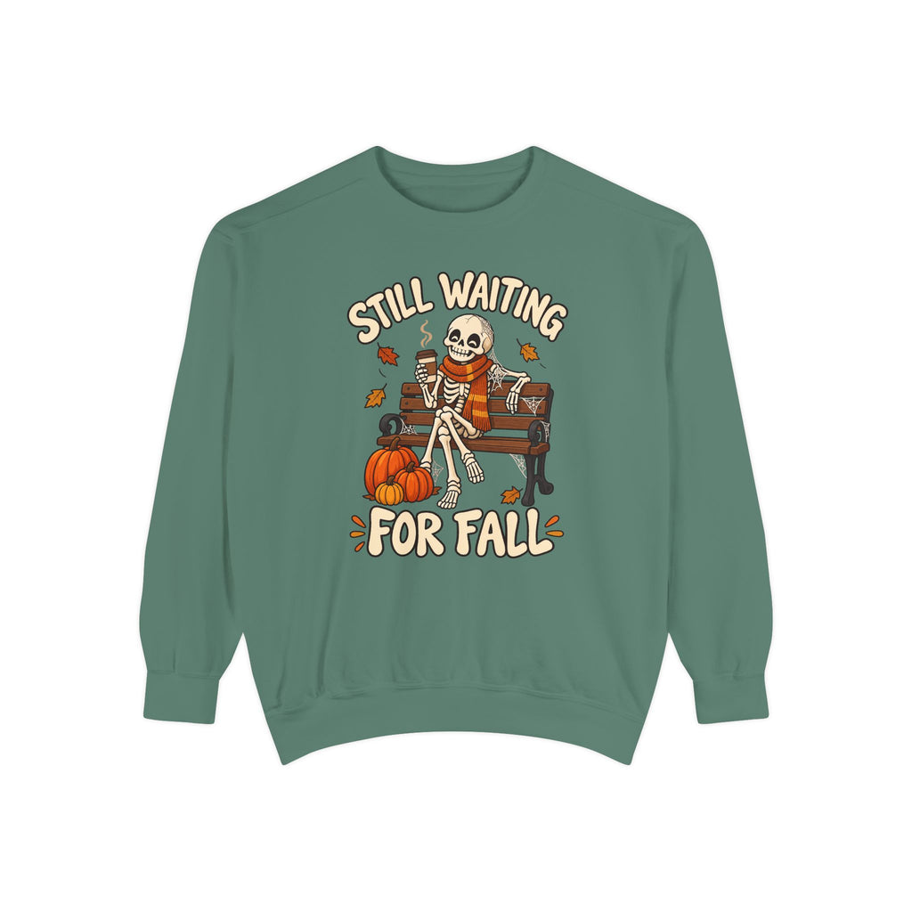 Still Waiting for Fall Sweatshirt – Light Green