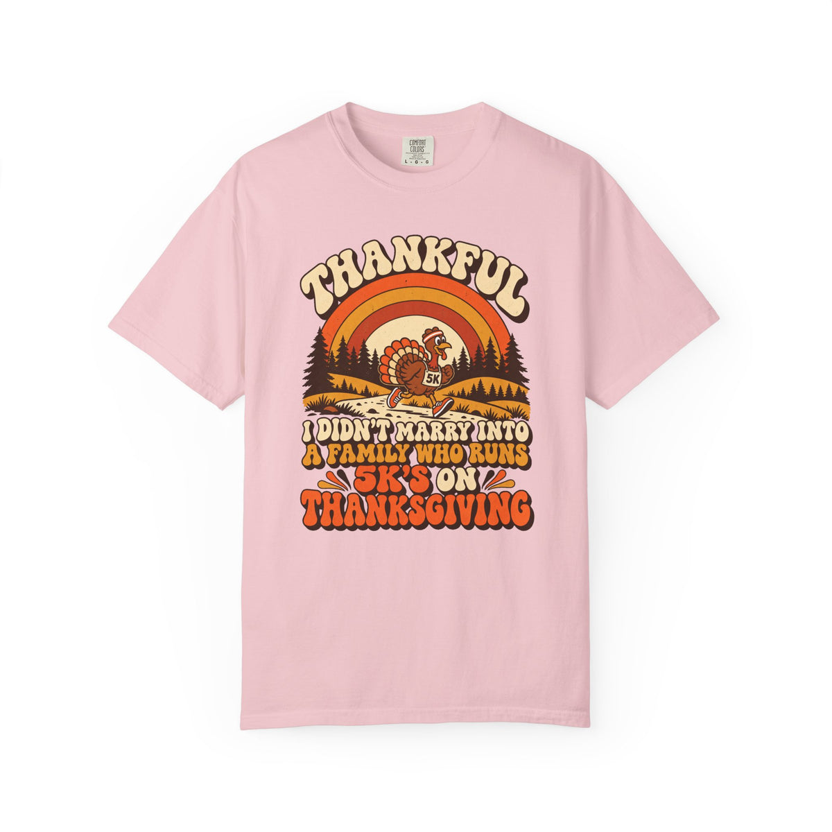 Not a 5K Family Retro Sunset T-Shirt