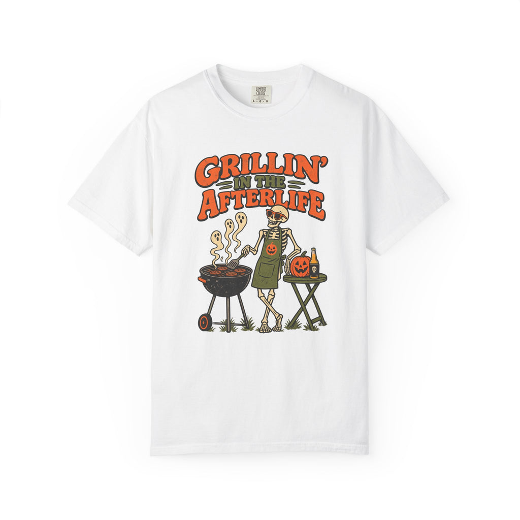 Grillin' in the Afterlife T-Shirt – White