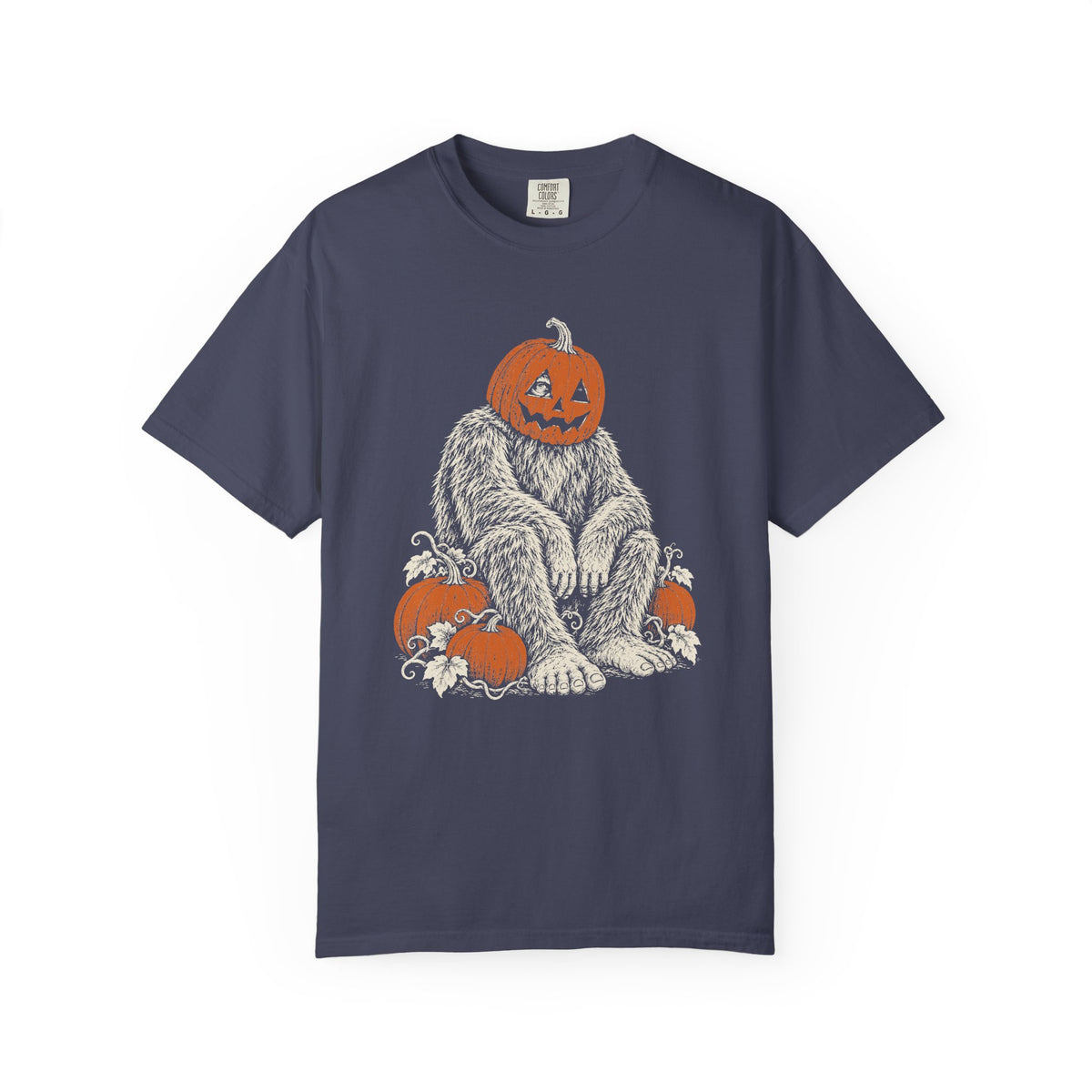 Bigfoot Pumpkin Head T-Shirt