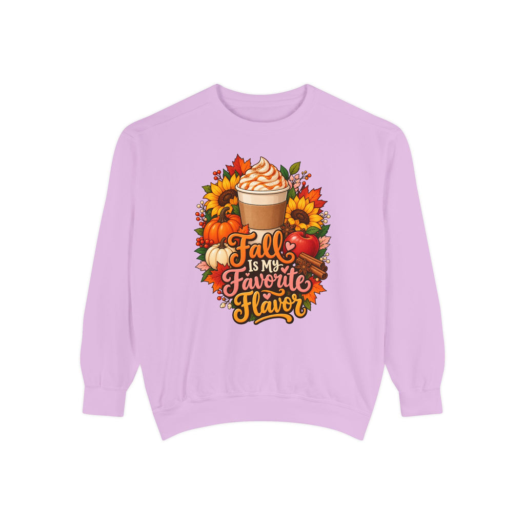 Fall Is My Favorite Flavor Sweatshirt – Orchid