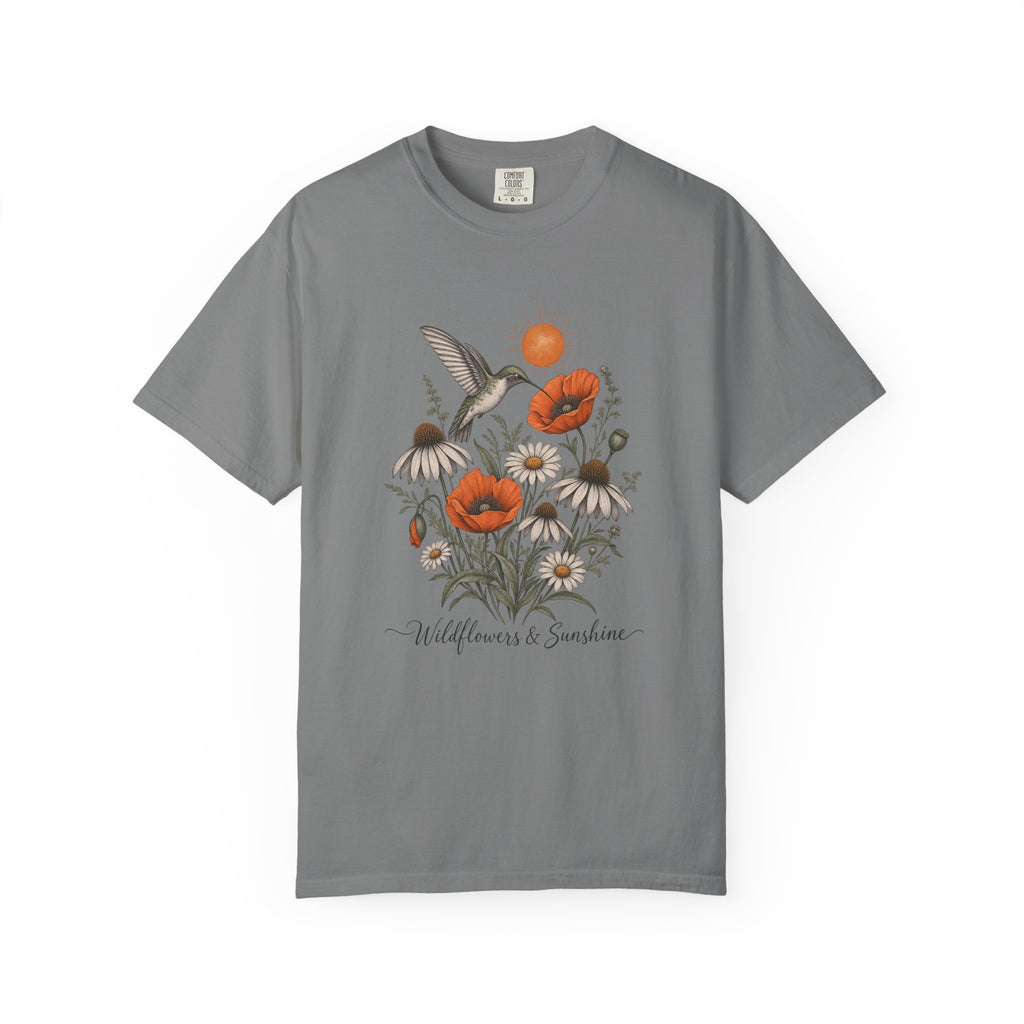 Wildflowers & Sunshine T-Shirt – Grey