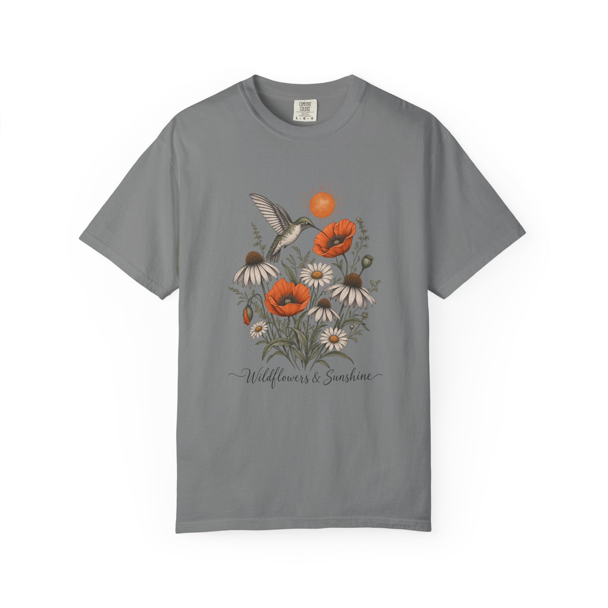 Wildflowers & Sunshine T-Shirt – Grey
