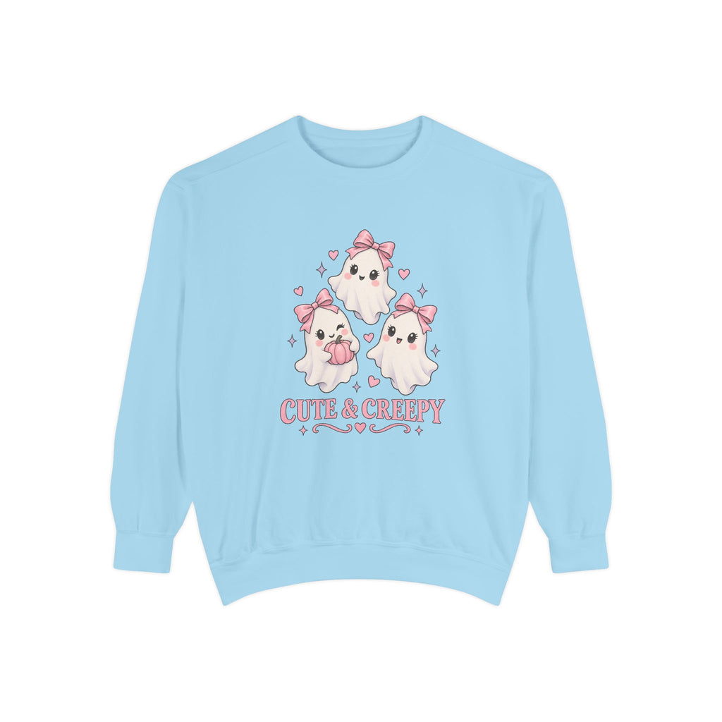 Cute and Creepy Sweatshirt – Chambray