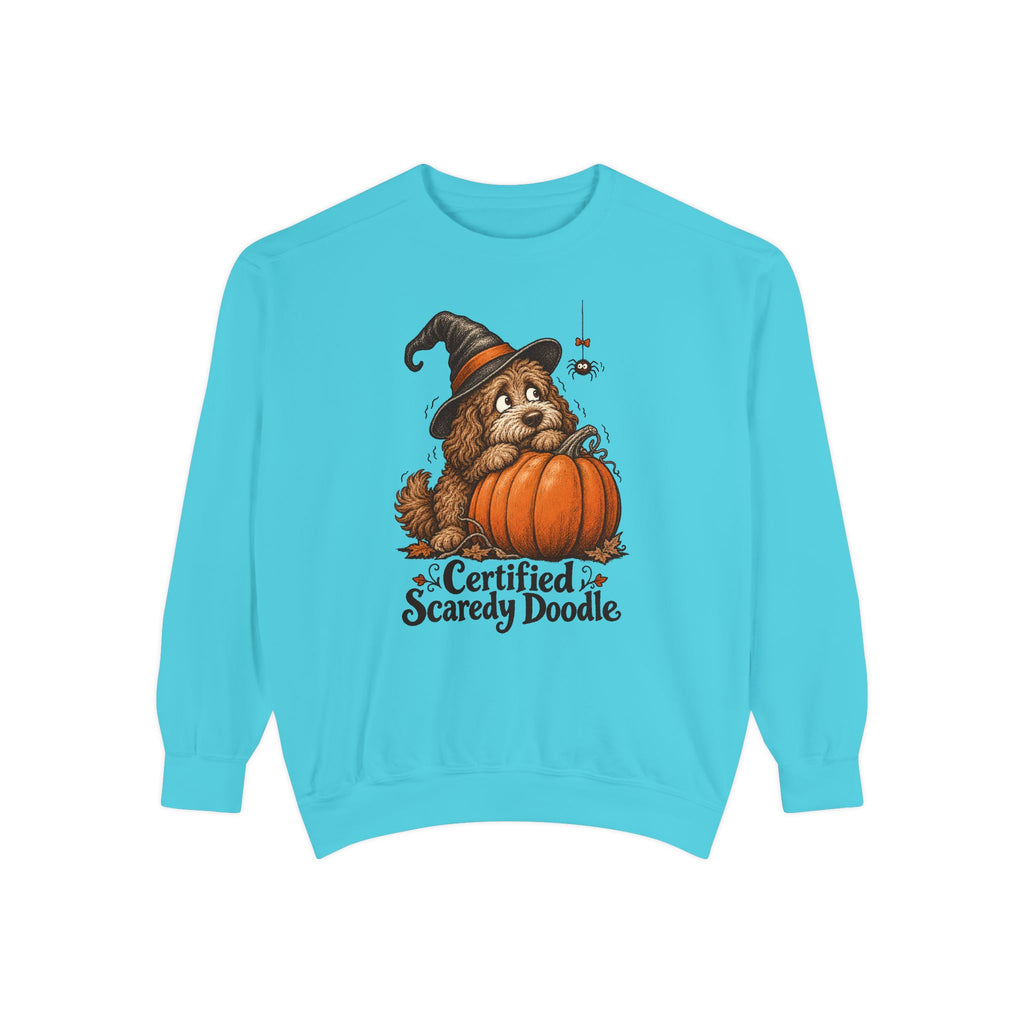 Certified Scaredy Doodle Sweatshirt – front view