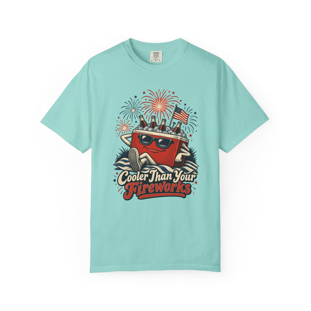 Cooler Than Your Fireworks T-Shirt – Chalky Mint