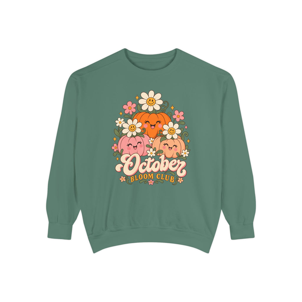 October Bloom Club Sweatshirt – Light Green