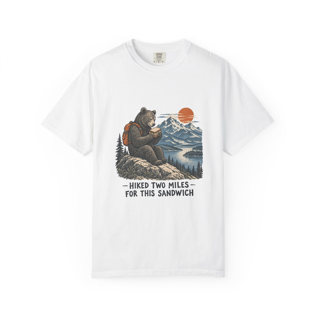 Hiked Two Miles for This Sandwich T-Shirt – White