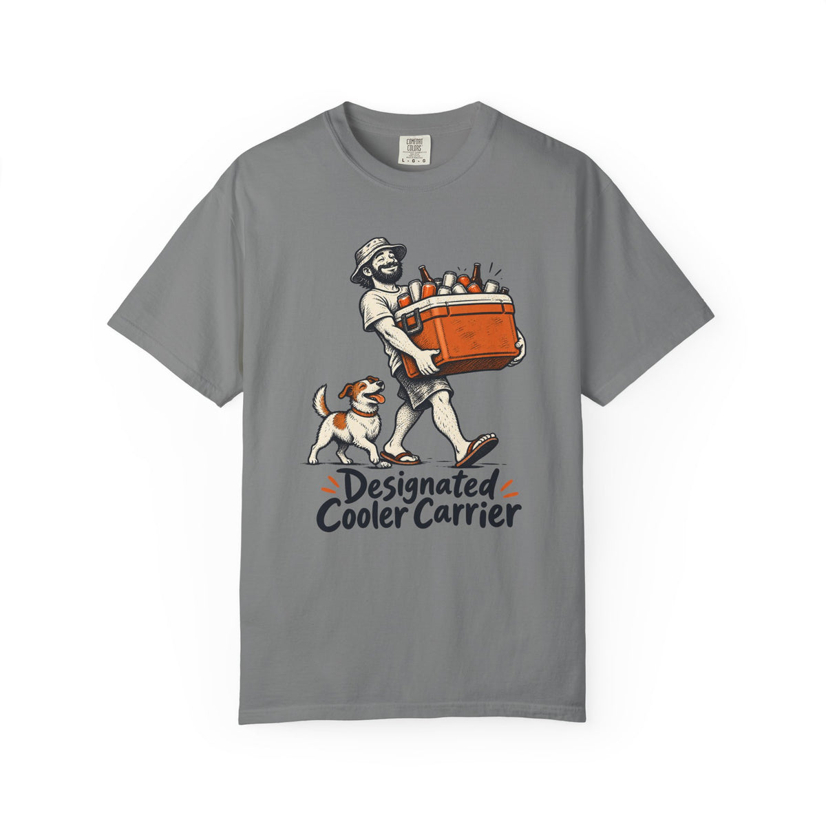 Designated Cooler Carrier T-Shirt – Grey