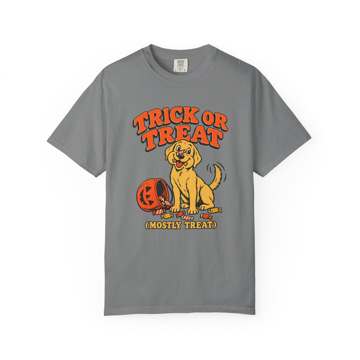 Trick or Treat (Mostly Treat) T-Shirt – Grey