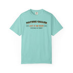 Nature Called, Left It on Read T-Shirt – Chalky Mint