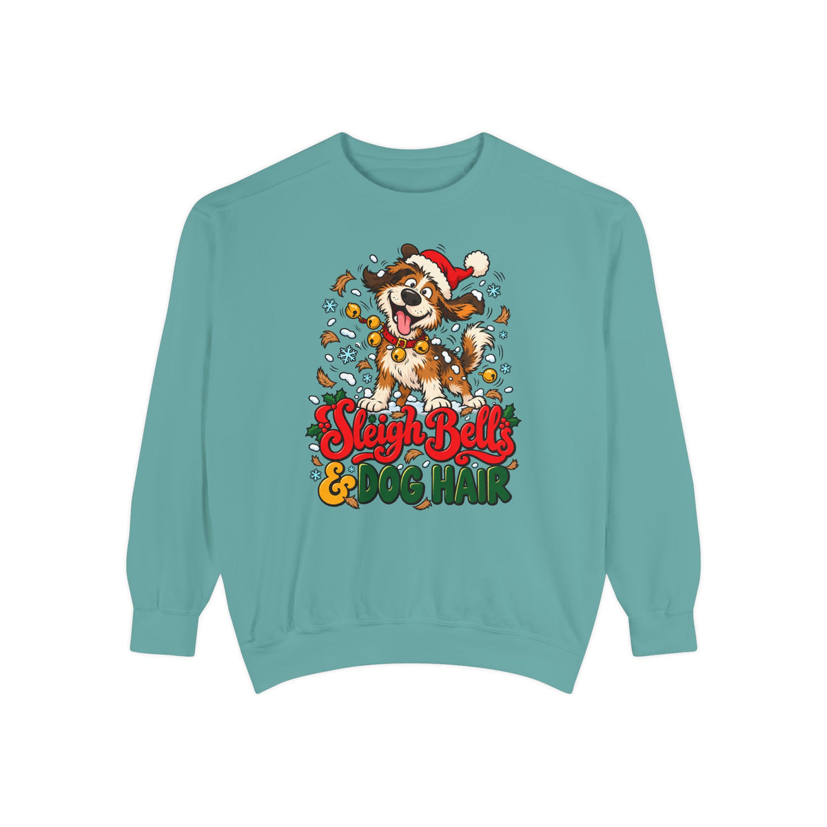 Sleigh Bells & Dog Hair Sweatshirt – Seafoam