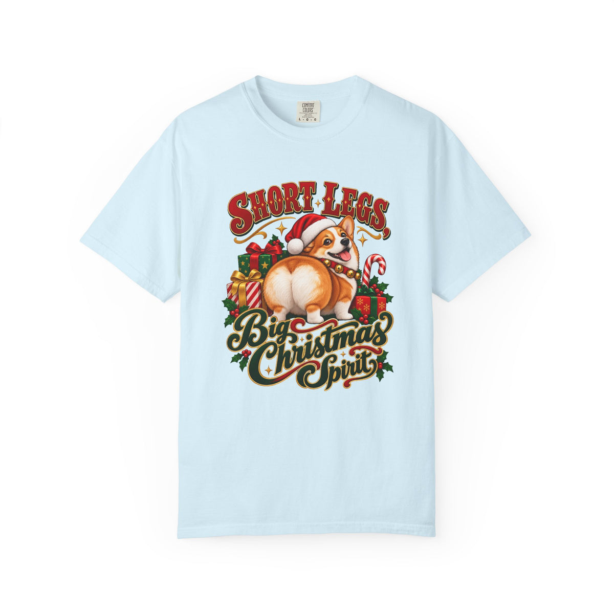 Short Legs, Big Christmas Spirit T-Shirt – Chambray