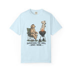 Supervising the Grill Since Noon T-Shirt – Chambray