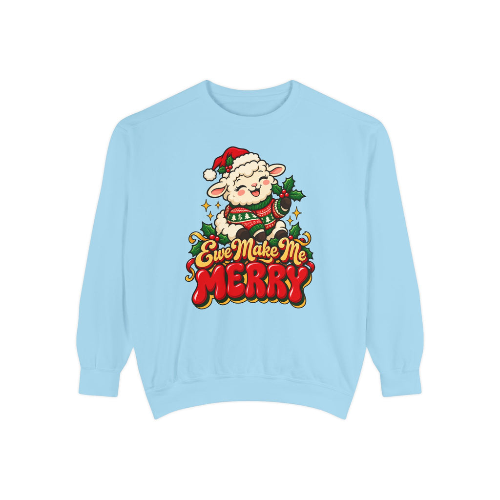 Ewe Make Me Merry Sweatshirt – Chambray