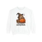 Certified Scaredy Doodle Sweatshirt – White