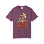 Fueled by Coffee & Spooky Vibes T-Shirt – Berry