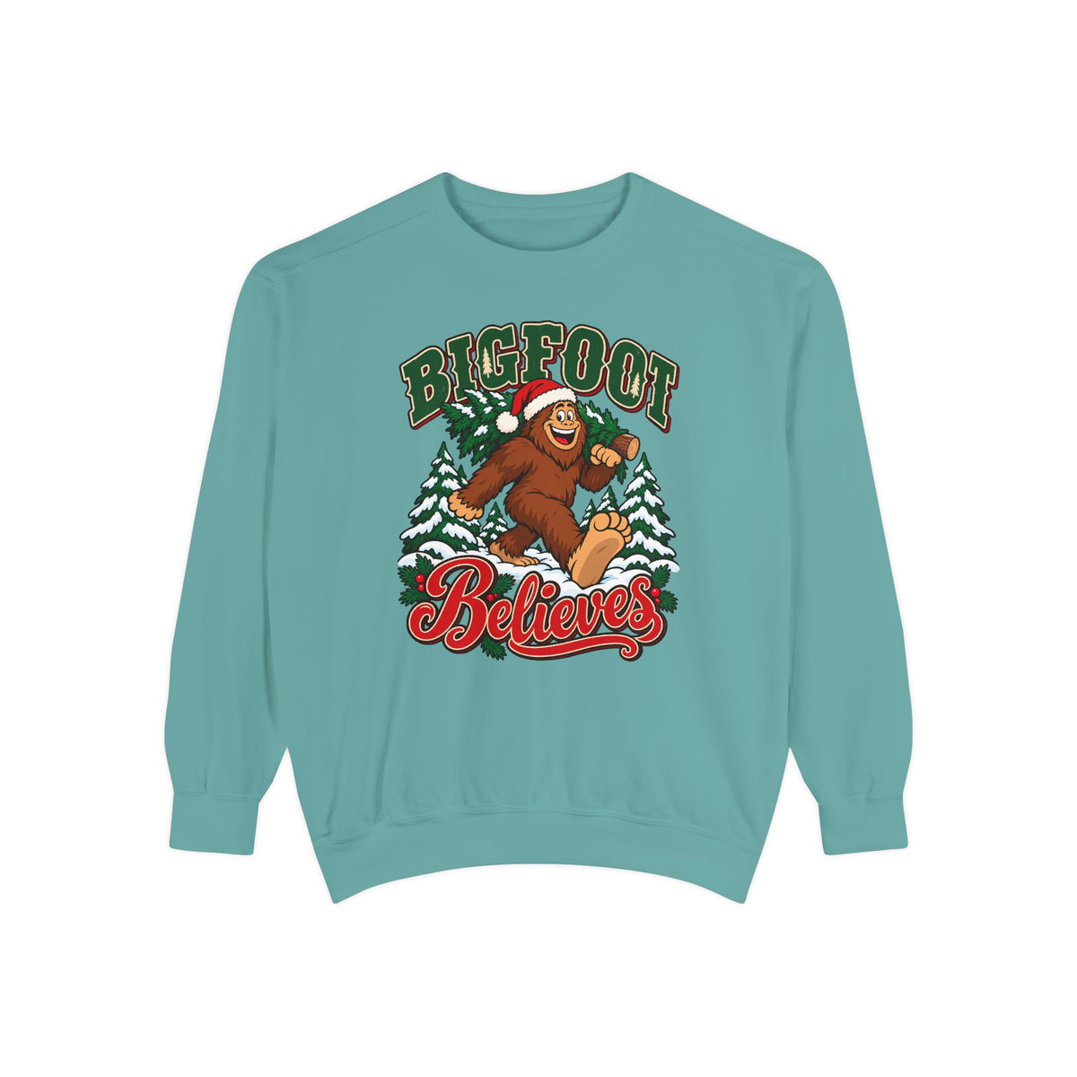 Bigfoot Believes Sweatshirt – Seafoam