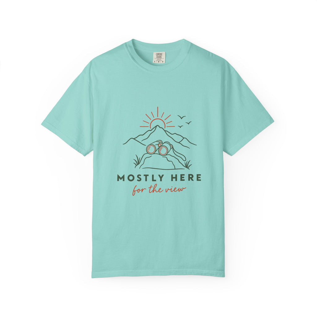 Mostly Here for the View T-Shirt – Chalky Mint