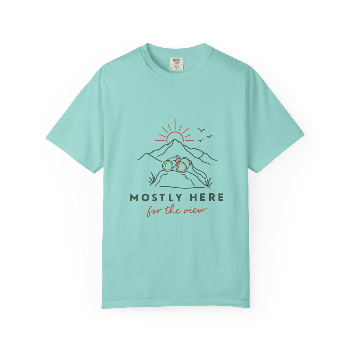 Mostly Here for the View T-Shirt – Chalky Mint