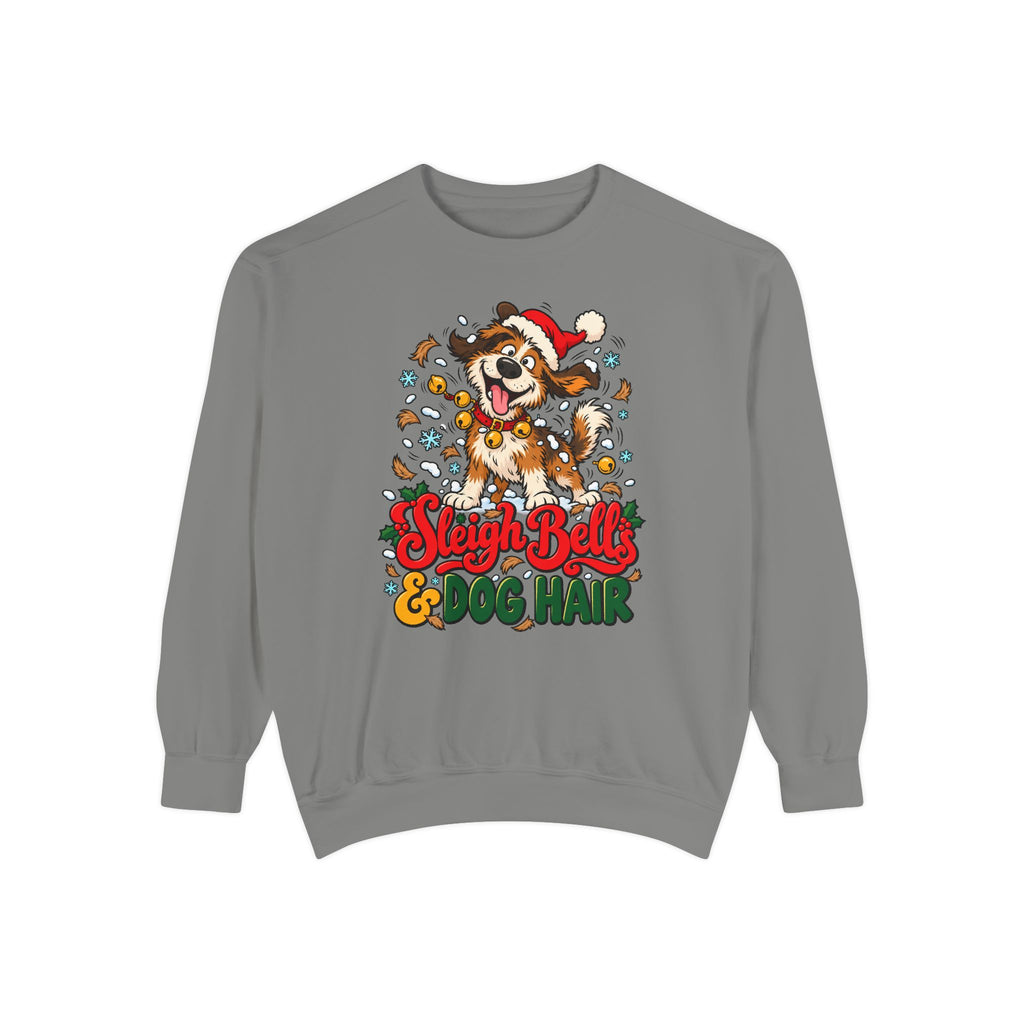 Sleigh Bells & Dog Hair Sweatshirt – Grey