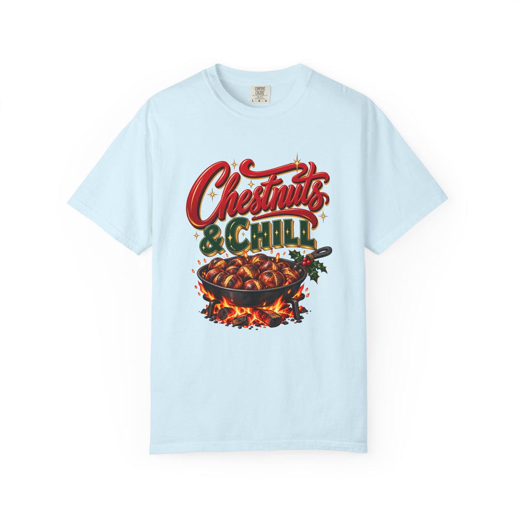 Chestnuts & Chill T-Shirt – Chambray