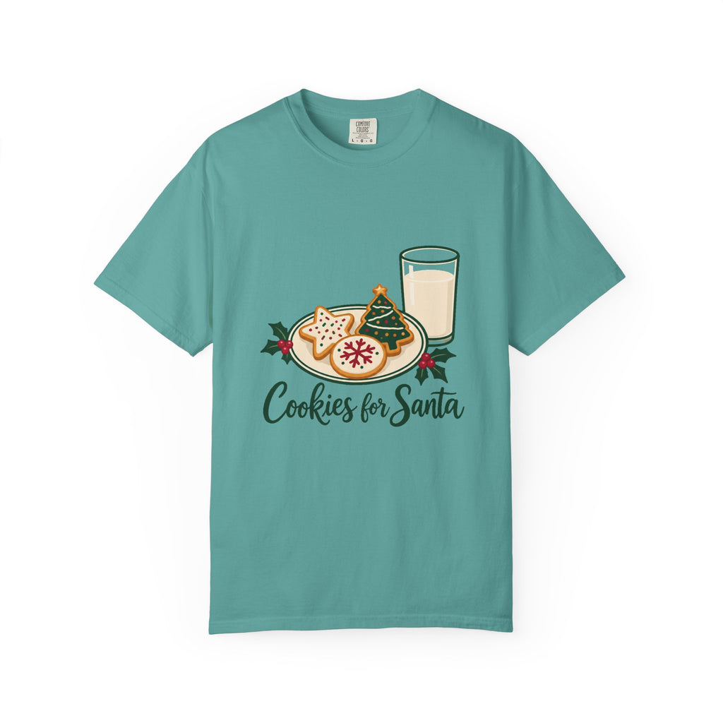 Cookies for Santa T-Shirt – Seafoam