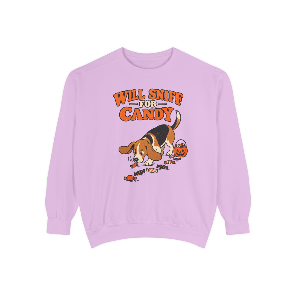Will Sniff for Candy Sweatshirt – Orchid