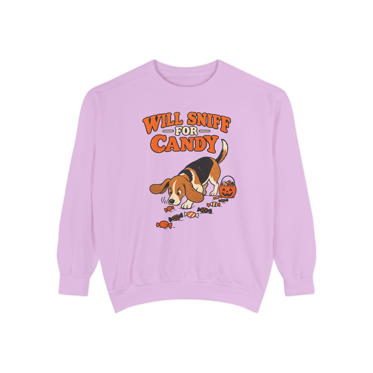 Will Sniff for Candy Sweatshirt – Orchid
