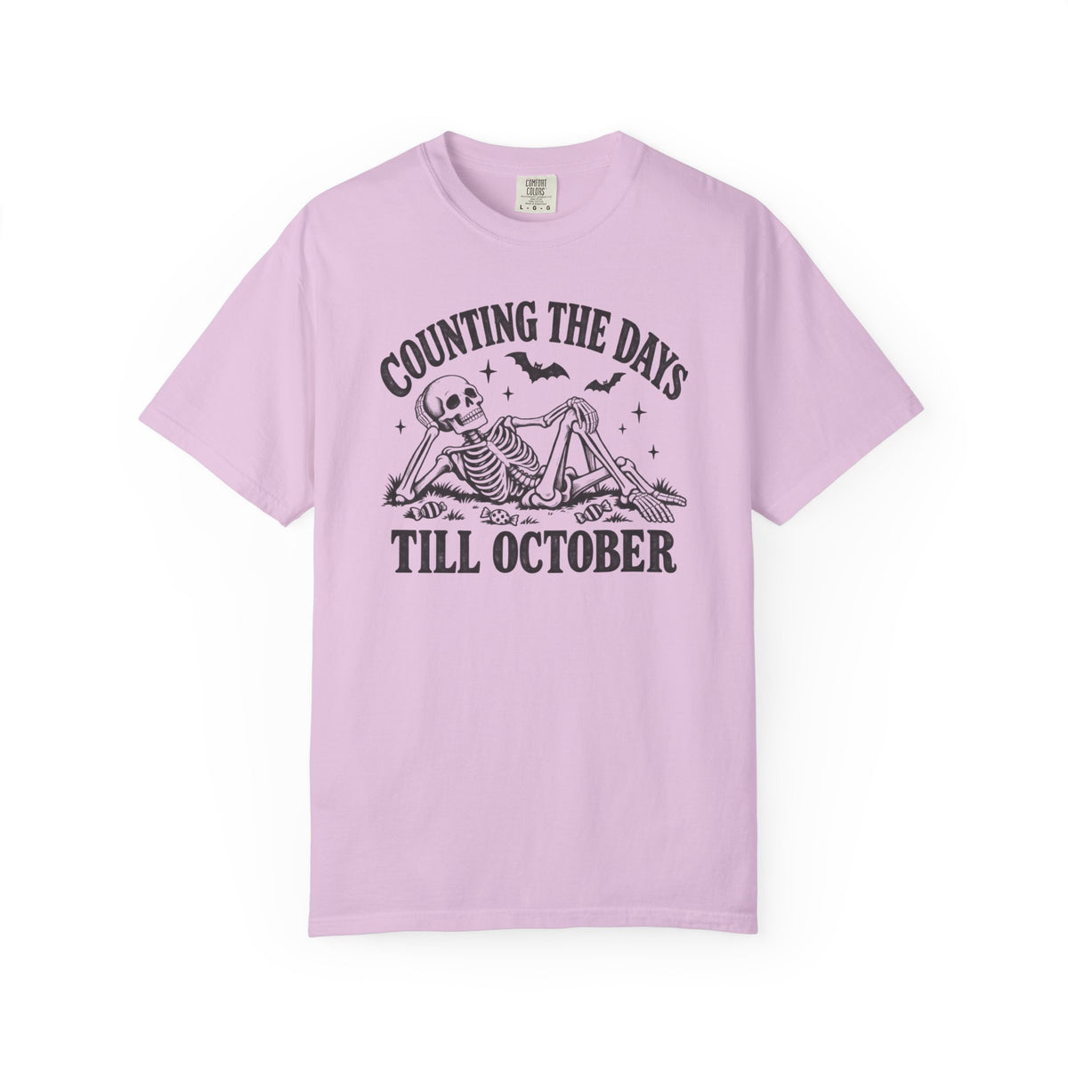 Counting the Days Till October T-Shirt – Orchid