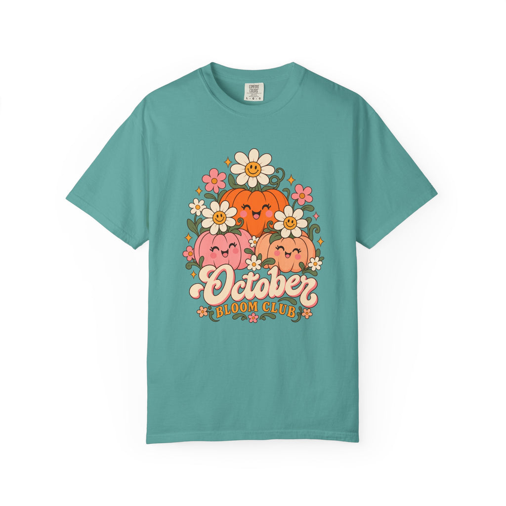 October Bloom Club T-Shirt – Seafoam